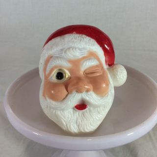 Extremely Rare And Unusual Vintage Christmas Santa Head With Viewmaster Eye