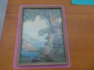 Pet Rescue Vintage C.  Van Nortwick Framed Print The Dawn Of Day Parrish Style