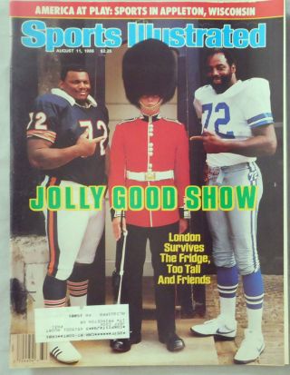 William Perry Bears & Ed Too Tall Jones Cowboys 1986 Sports Illustrated