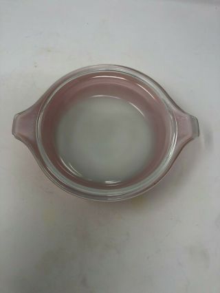 Vintage Pyrex Pink Gooseberry 471 Covered Casserole Dish Bowl w/ Lid 1 Pt 2