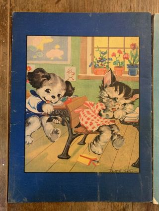 2 - VINTAGE RUTH E.  NEWTON’S CHUBBY CUBS BOOKS PETER RABBIT/KITTENS AND PUPPIES 3