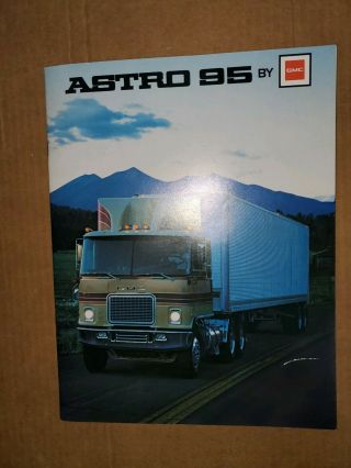 1978 Gmc Astro 95 Semi Truck/tractor Brochure