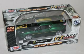 Boxed Die Cast Car 1:24 Scale Motor Max Gt Racing Lotus Evora Gt 4