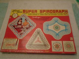 Vintage 1969 Kenners Spirograph No.  2400 Drawing Set Complete