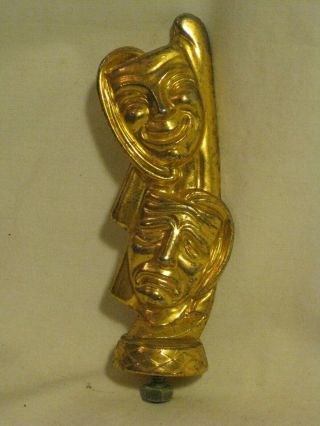 Vintage R.  S.  Owens Metal Trophy Topper Theatrical Theater Performing Arts Drama