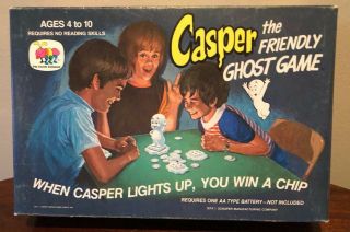 Vintage Casper The Friendly Ghost Light Up Game 1974