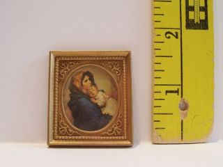 Dollhouse Miniature Vintage 1/12 Scale Wall Picture Lundby Of Sweden