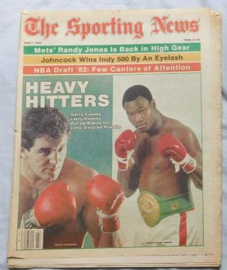 June 7 1982 Sporting Larry Holmes Vs Gerry Cooney