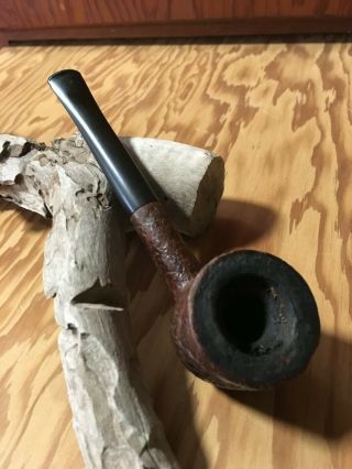 Estate Vintage Tobacco Smoking Pipe Made In England,  Briar Wood,  Heavily Smoked