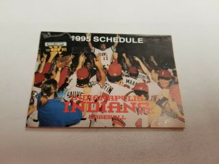 Indianapolis Indians 1995 Minor Baseball Pocket Schedule - Marsh