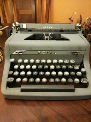 Vintage 1950’s Royal Portable Typewriter -