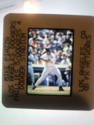 Photo Slide Of Los Angeles Dodgers Mike Piazza