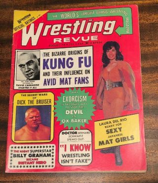 1974 Wrestling Revue August The Crusher Dick The Bruiser Billy Graham Ox Baker