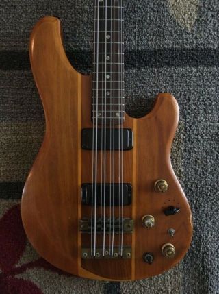 Vintage Rare 1980 Ibanez 8 String Bass Studio Bass Guitar W/original Case
