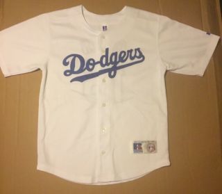 Vtg Authentic Russell La Los Angeles Dodgers Shawn Green 15 Jersey Lg (14 - 16)