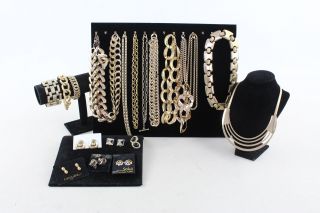 20 X Vintage & Retro 1980s Statement Jewellery Inc.  Necklaces,  Gold Plated