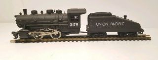 Vintage Ho Model Train Engine Steam Locomotive And Tender Union Pacific 3179