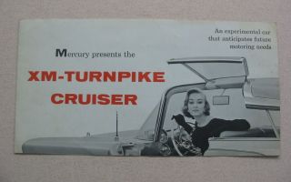 1956 Mercury Xm - Turnpike Cruiser Brochure