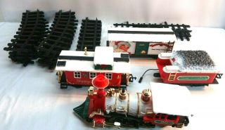 Vintage Bright Santa’s Christmas Express Train Set No.  187 Set