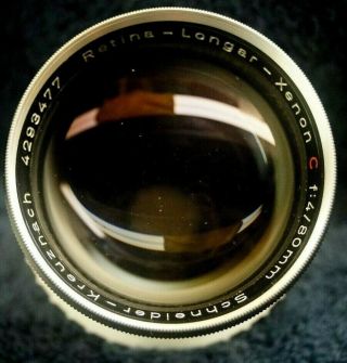 Vintage Kodak Retina - Longar - Xenon C 80mm 1:4.  0 Lens By Schneider - Kreuznach - 0818