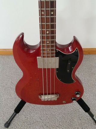 Vintage 1965 Gibson Ebo Short Scale Bass Guitar With Hardshell Case