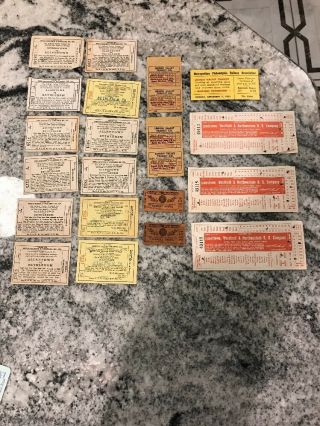 Vintage Railroad Tickets 1940s - 1950’s