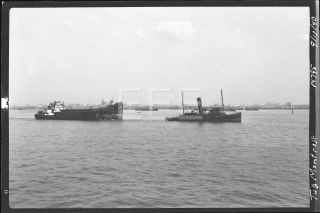 1940 Tug Montrose Tug Boat Ship Old York City Nyc Sperr Photo Negative T200