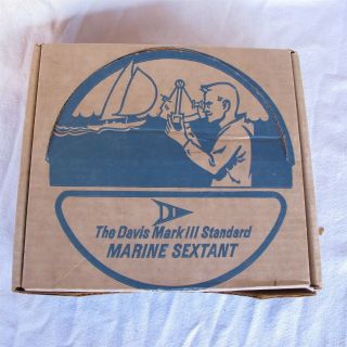 Vtg Davis Mark Iii Standard Marine Sextant Usa Made