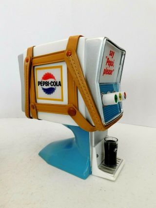 VINTAGE 1960s PEPSI COLA ANTIQUE OLD SODA MACHINE TRANSISTOR RADIO 3