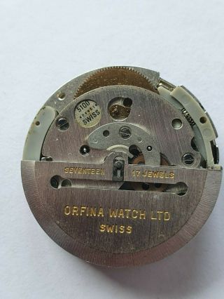 Vintage ORFINA Porsche Design 7176 Chronograph Lemania 5100 Movement for repair 3