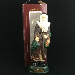 Vtg 1995 Santa Claus Figurine 13 " By Grandeur Noel Ireland Santa 