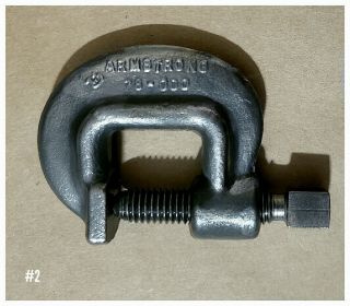 Vintage 78 - 000 Armstrong Drop Forged C - Clamp Metalworking Usa