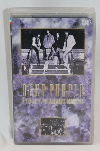 Rare Vintage Live Deep Purple & The Royal Philharmonic Orchestra Japan Vhs Tape