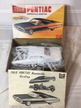 " Rare " Mpc Vintage 1968 Pontiac Bonneville Hardtop Model Kit