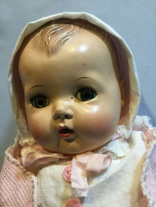 13 " American Character Tiny Tears Vintage Doll