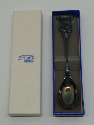 Vintage Shriners Daughters Of The Nile Collectible Silver Spoon W/ Box Holland