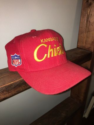 Vintage Kansas City Chiefs Sports Specialties Snapback Hat 2