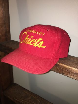 Vintage Kansas City Chiefs Sports Specialties Snapback Hat 3