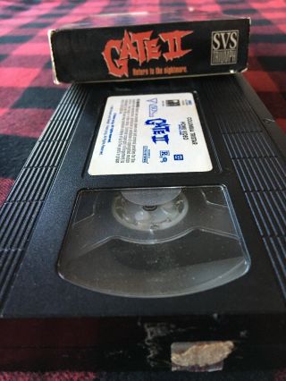 RARE VINTAGE Gate 2 Return to the Nightmare VHS 1992 OCCULT HORROR DEVIL DEMON 3