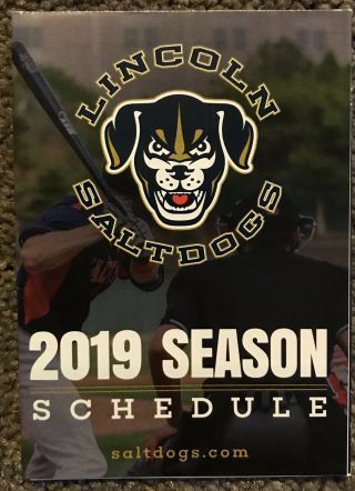 2019 Lincoln Saltdogs Schedule ⚾️ Cool Minor League Baseball Sked ⚾️