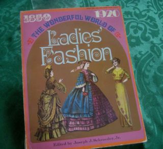 Costume Book Wonderful World Of Ladies Fashions 1850 - 1920 Antique Vintage Images