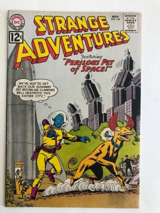 1962 Vintage Strange Adventures Comic Book 146 Dc Comics