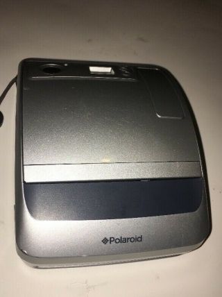 Vintage Polaroid ONE 600 Instant Film Camera Silver/Black 100mm Focus @1 3