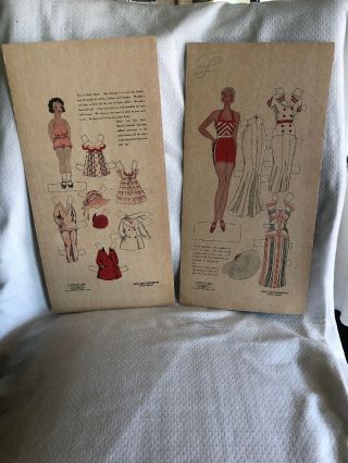 5 - Vintage 1932 Londy Cut Outs Paper Dolls 2