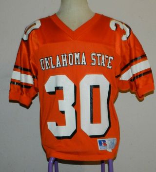 Oklahoma State Cowboys Game Worn/used Football Jersey Size 50 Russell Athletics
