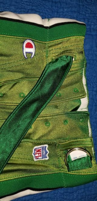 York Jets 1993 Game Worn Pants,  belt NFL player issue size 26 Champion 3