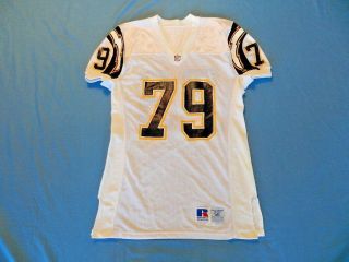 1995 - 96 San Diego Chargers Game Jersey Russell Size 50