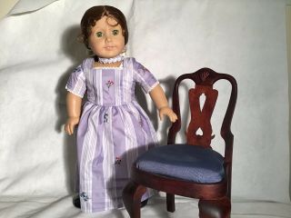 American Girl Felicity Doll With Gown,  Chair,  Lamb,  And Book 2