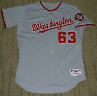 Washington Nationals Henry Rodriguez Game Issued Un Worn Jersey A 