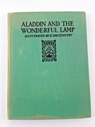 Aladdin And The Wonderful Lamp,  Illustrator E.  Mackinstry,  Hc,  1935,  Macmillan C